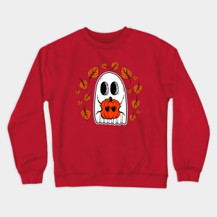 Autumn sad ghost Crewneck Sweatshirt